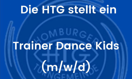 Die HTG stellt ein – Trainer Dance Kids